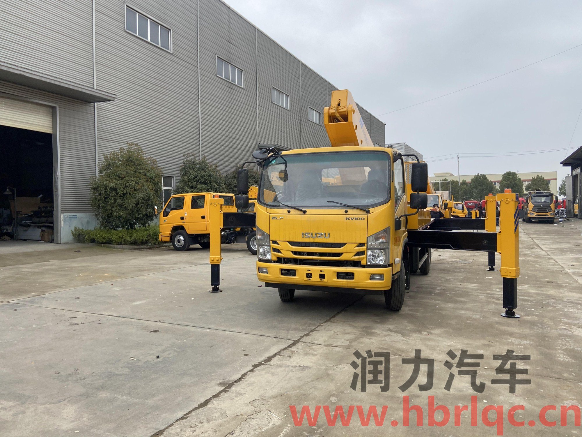 25米黃牌直臂（慶鈴）高空作業(yè)車